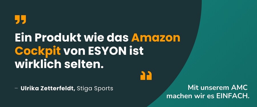 Ein Produkt wie das Amazon Cockpit von ESYON ist wirklich selten.