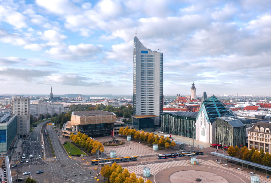 Leipzig von oben