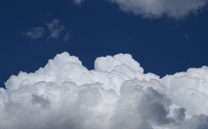 Himmel mit Wolken