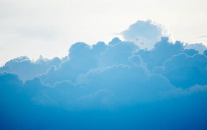 Dense dark blue clouds